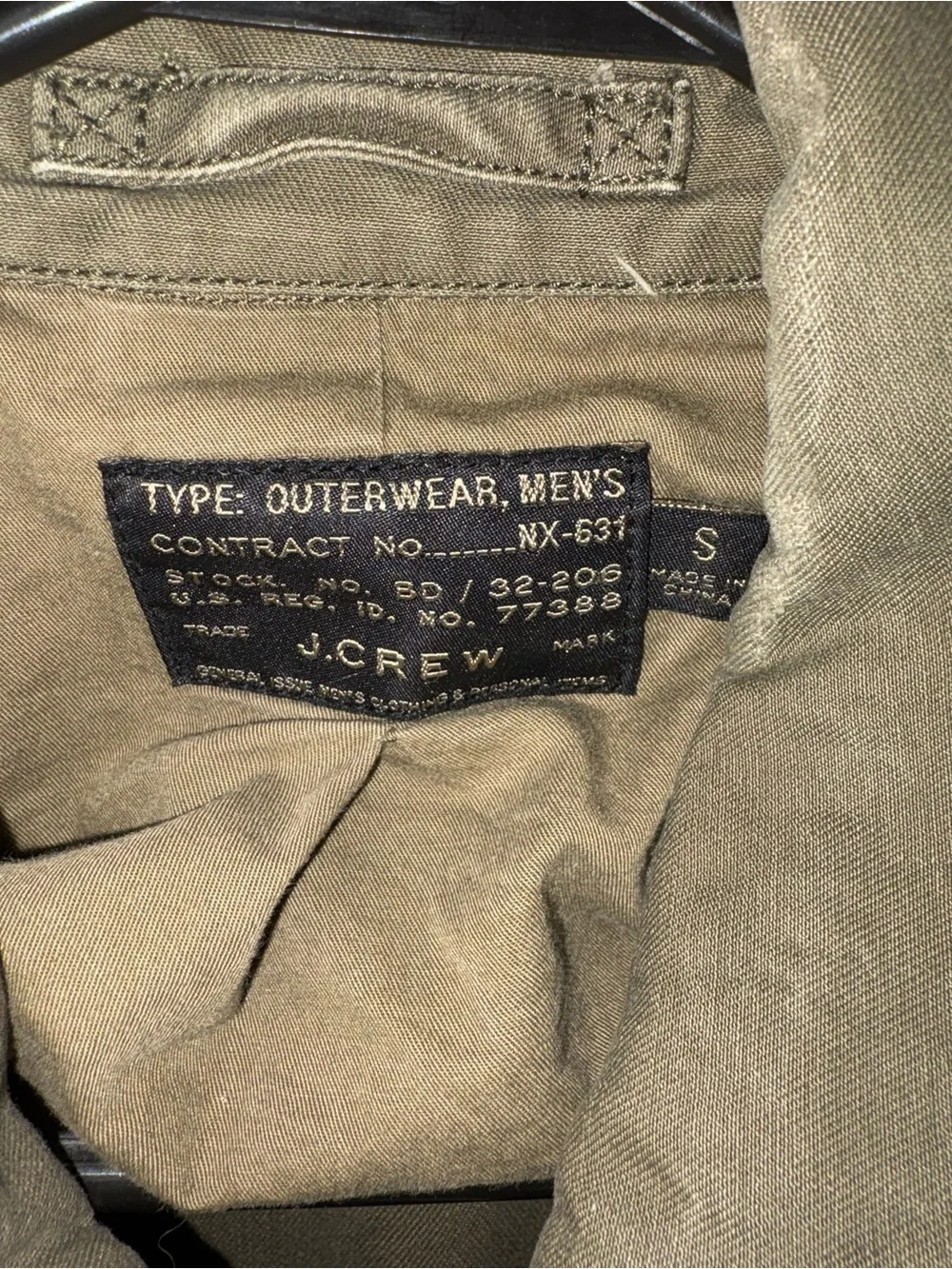 J. Crew Tan Military Field Jacket